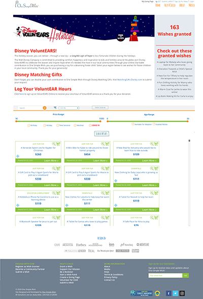 giving page
